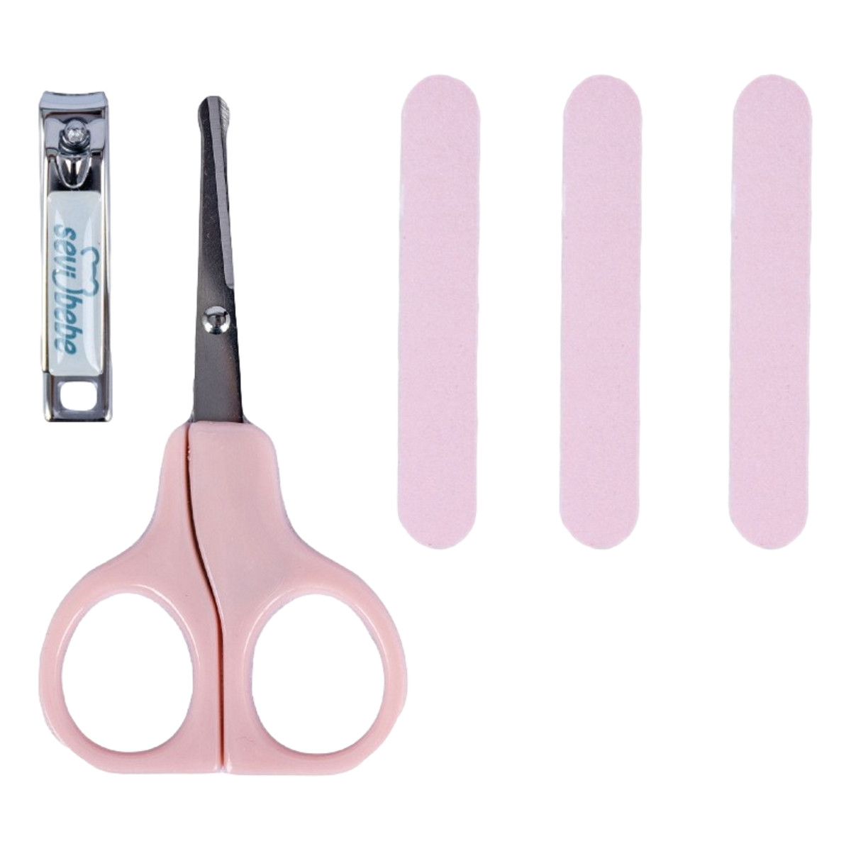 Sevibaby Roze 3-delige Baby Manicureset