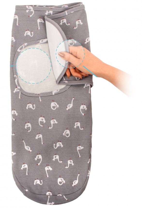 Sevibaby Swan Jersey Inbakerdoek