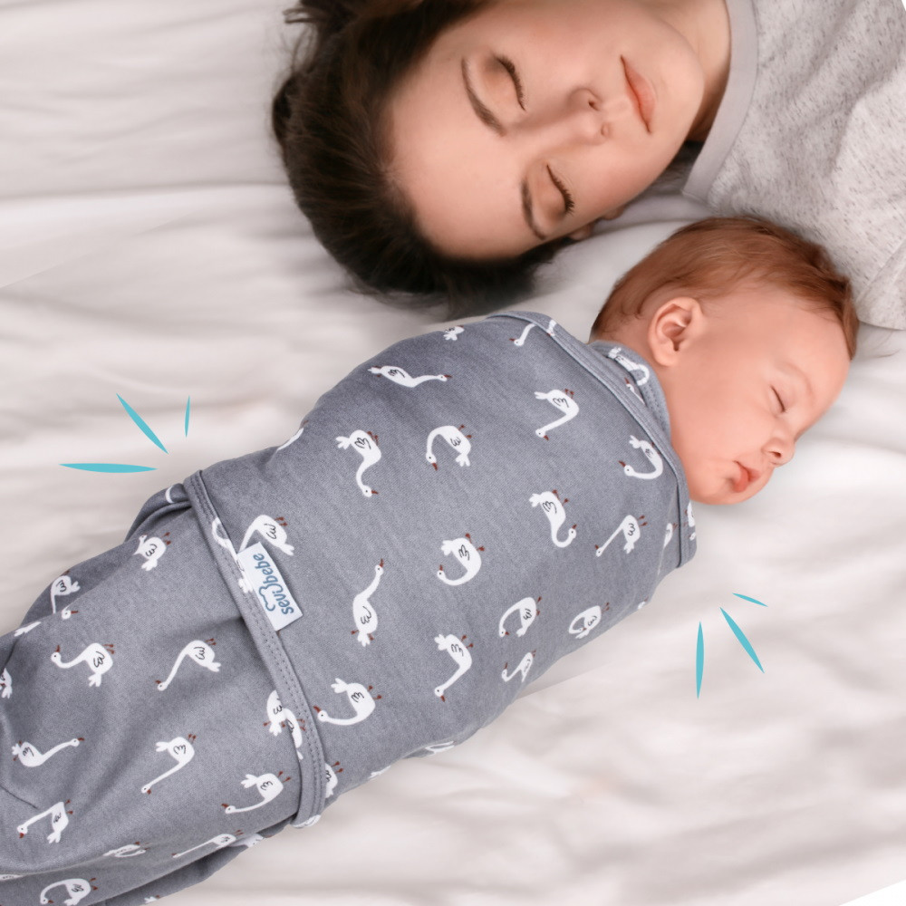 Sevibaby Swan Jersey Inbakerdoek