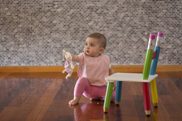 Silly Billyz Towel Dusty Blue Messy Eater Slab