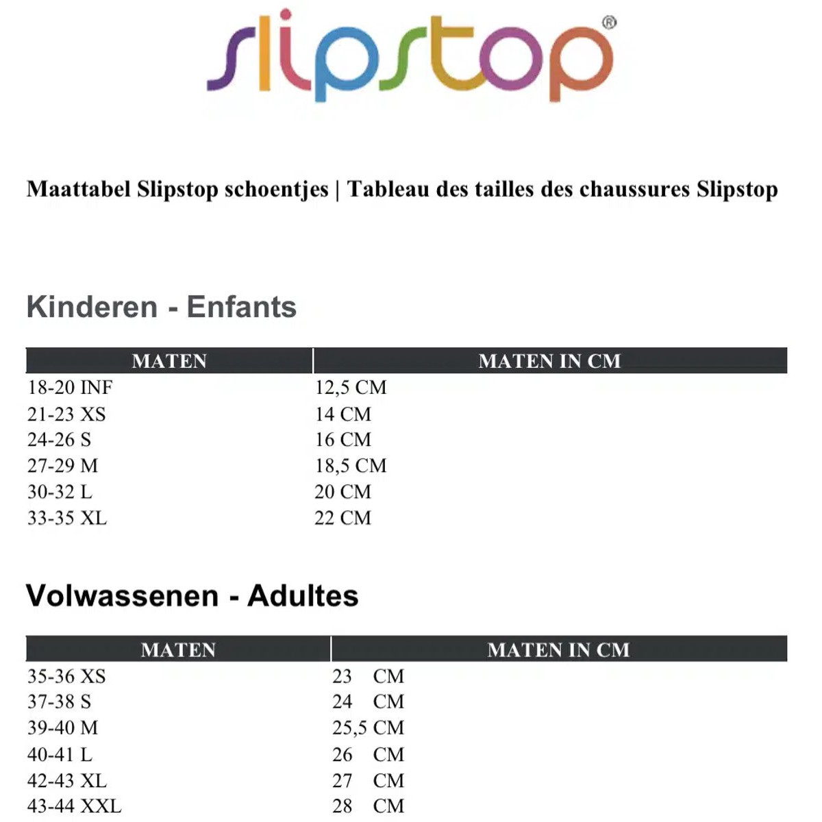 Slipstop Paleos maat 18-20 (INF) Schoentjes