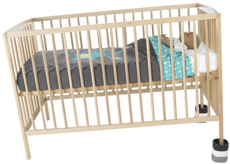 Spacebabies Bed Blocks Grey/wit/zwart