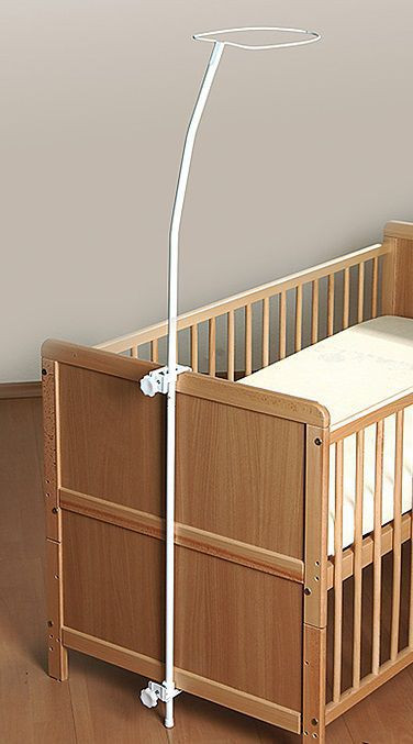 MamaLoes Amy Wit Piekstok & Sluierstandaard met Klembevestiging