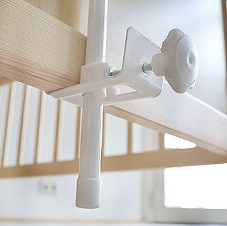MamaLoes Amy Wit Piekstok & Sluierstandaard met Klembevestiging