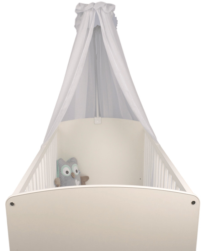 Tega Baby Wit Piekstok & Sluierstandaard met Klembevestiging