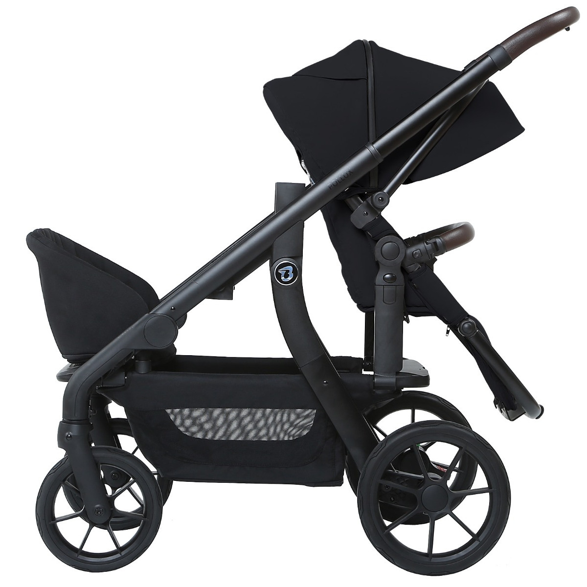 Titaniumbaby Solid Pollux Lush Black Bolderkar Zitje