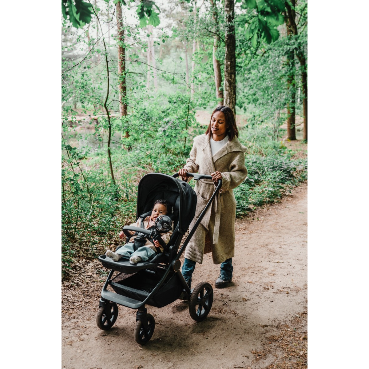 Titaniumbaby Urban Lush Black 2-in-1 Kinderwagen
