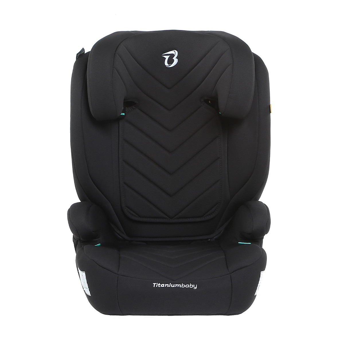 Titaniumbaby Vidar Zwart 100-150 cm i-Size Autostoel