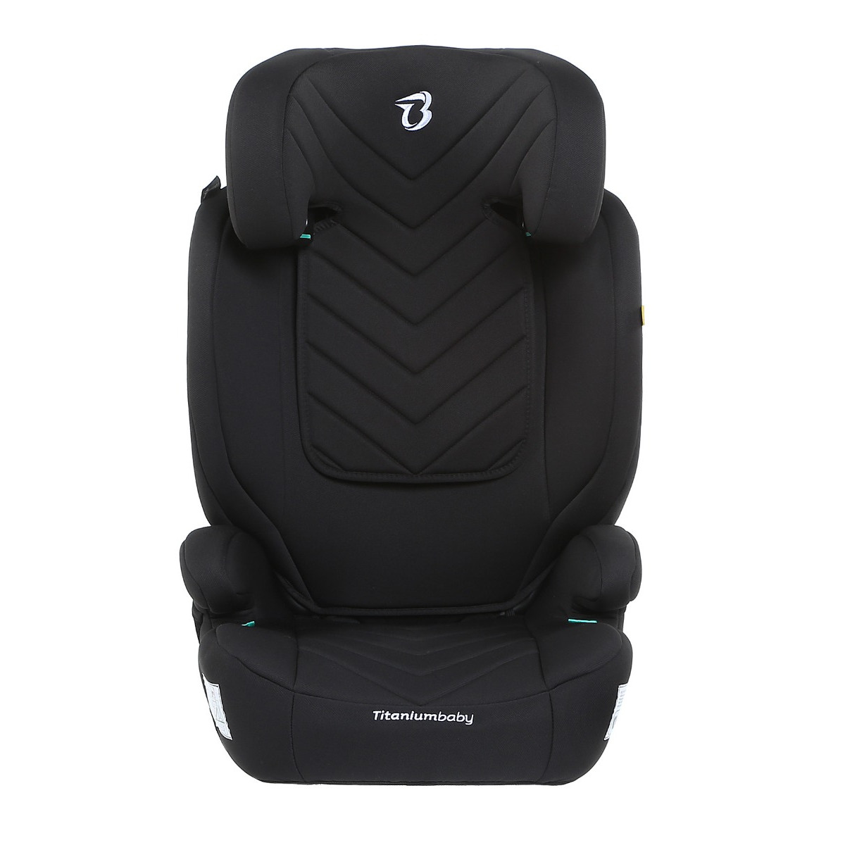 Titaniumbaby Vidar Zwart 100-150 cm i-Size Autostoel