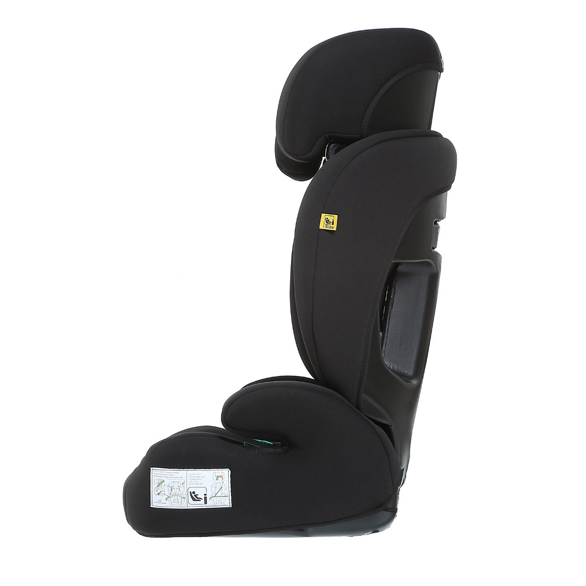 Titaniumbaby Vidar Zwart 100-150 cm i-Size Autostoel