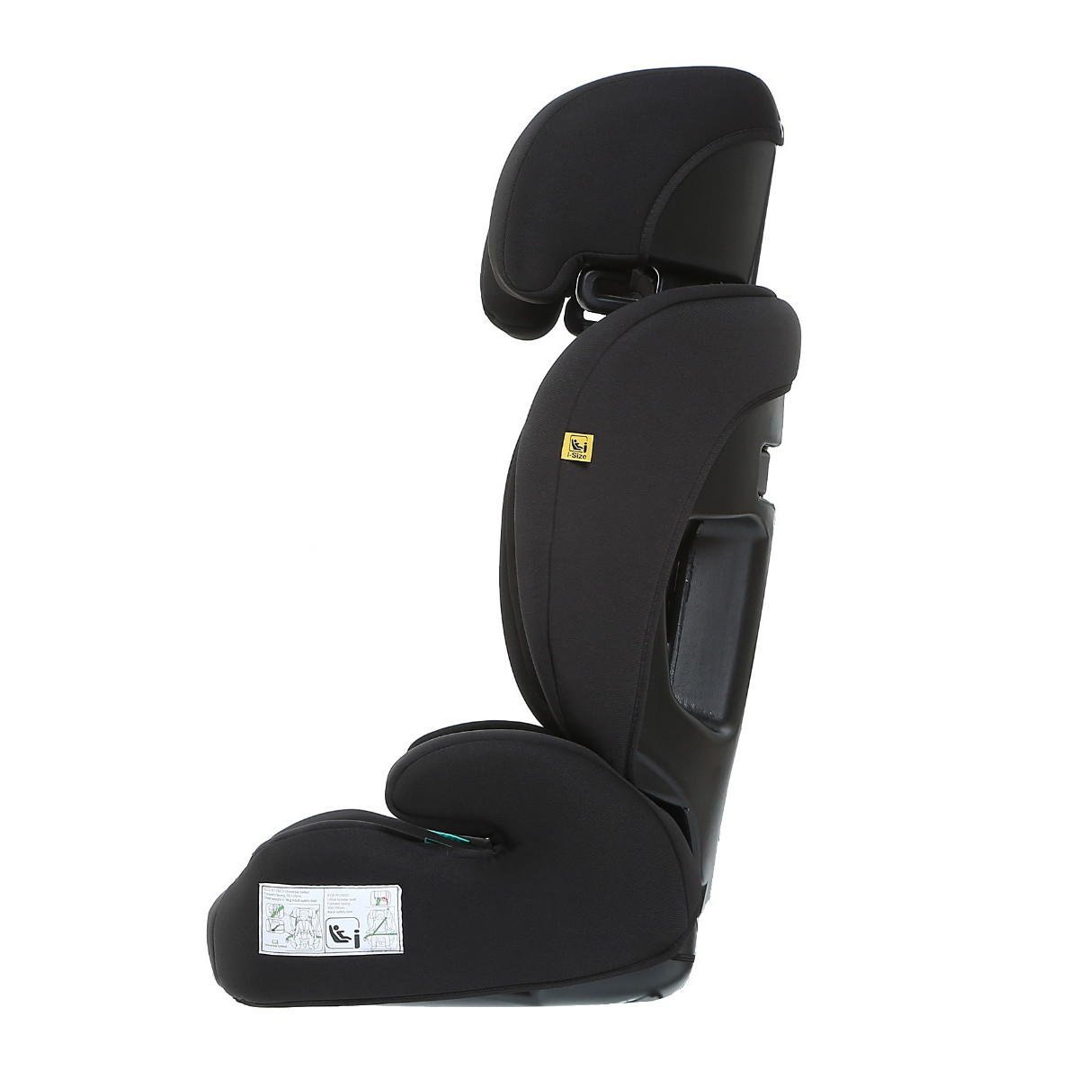 Titaniumbaby Vidar Zwart 100-150 cm i-Size Autostoel