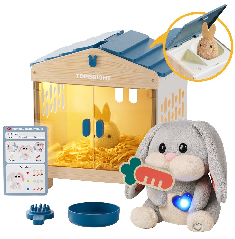 Topbright Care Pets Mummy Bunny Interactieve Verzorging Knuffel