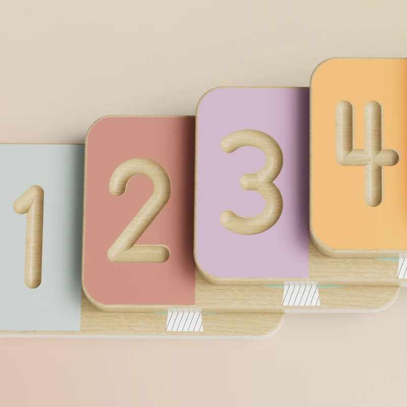 Topbright Fruit Tree Leren Tellen Houten Speelgoed