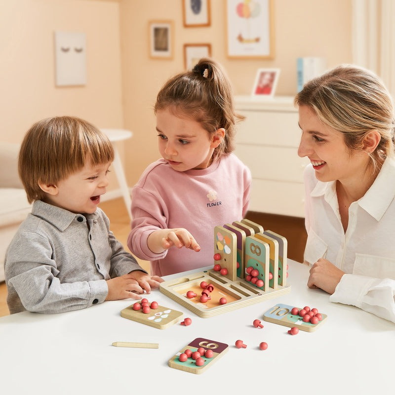 Topbright Fruit Tree Leren Tellen Houten Speelgoed