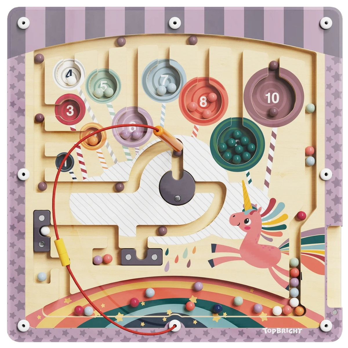 Topbright Unicorn Fantasy Maze Houten Doolhof Speelgoed