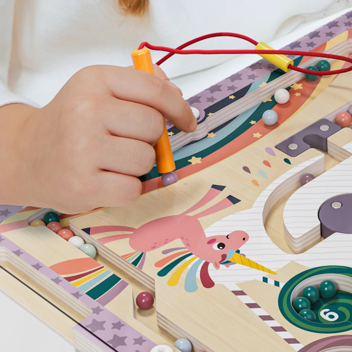 Topbright Unicorn Fantasy Maze Houten Doolhof Speelgoed