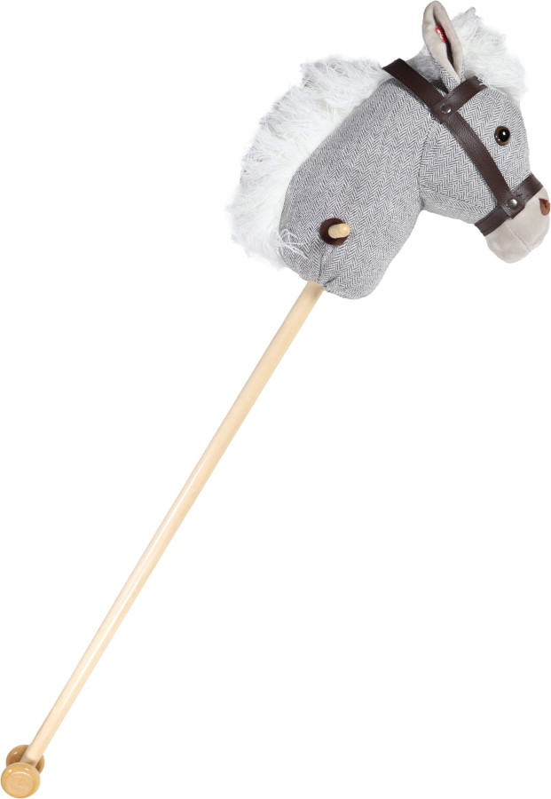 Tryco Milo Grijs Stokpaard met Geluid