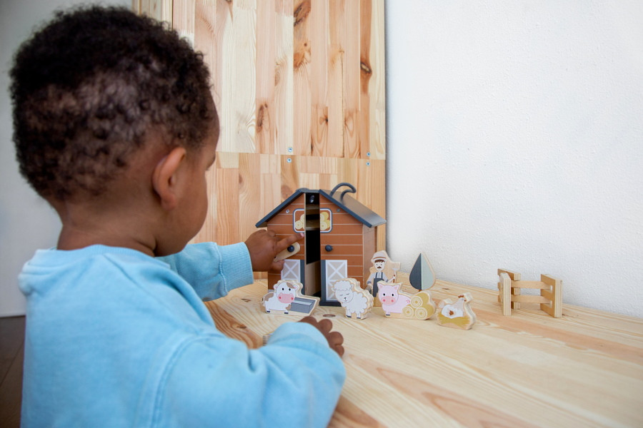 Tryco Inklapbare Houten Boerderij