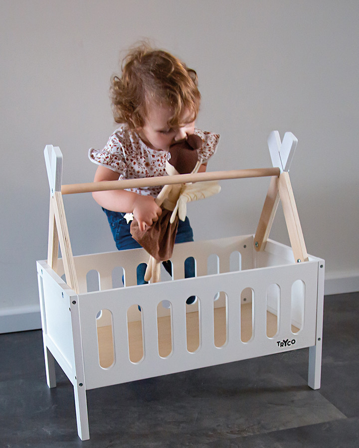 Tryco Tipi Houten Poppenbed