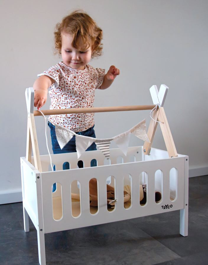 Tryco Tipi Houten Poppenbed