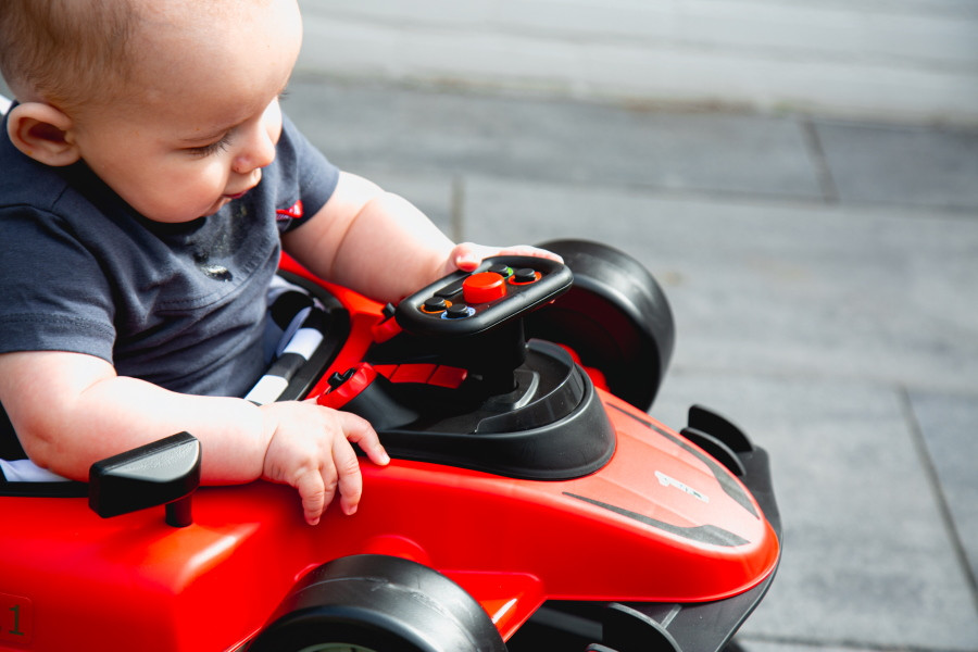 Tryco F1 Racer Red 2-in-1 Loopstoel en Loopwagen