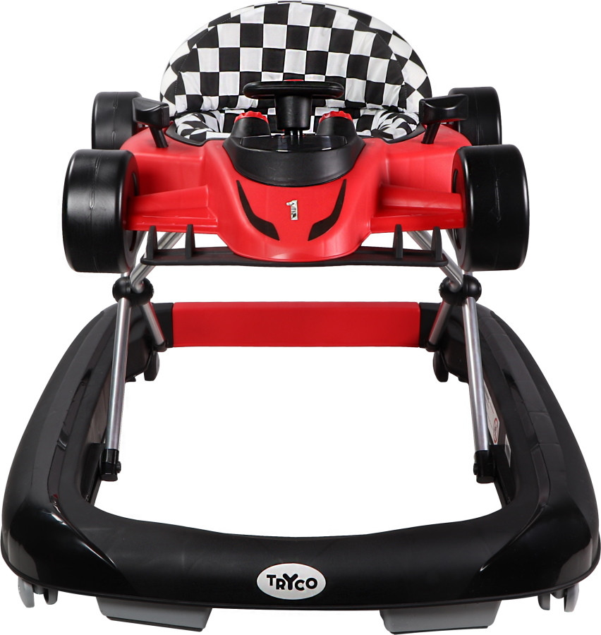 Tryco F1 Racer Red 2-in-1 Loopstoel en Loopwagen