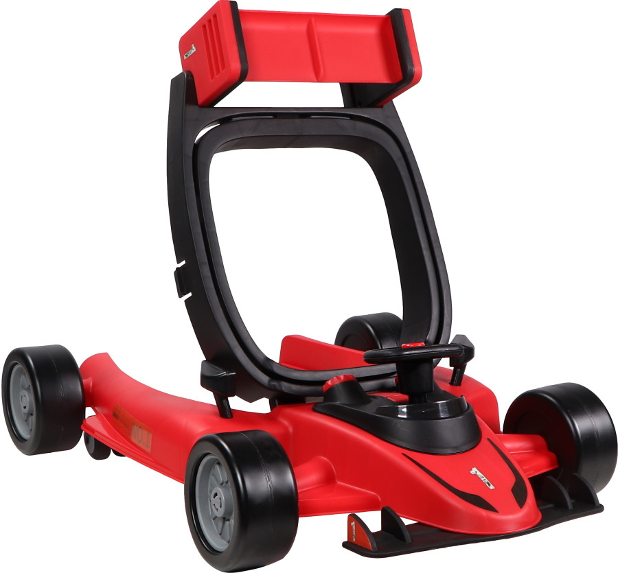 Tryco F1 Racer Red 2-in-1 Loopstoel en Loopwagen