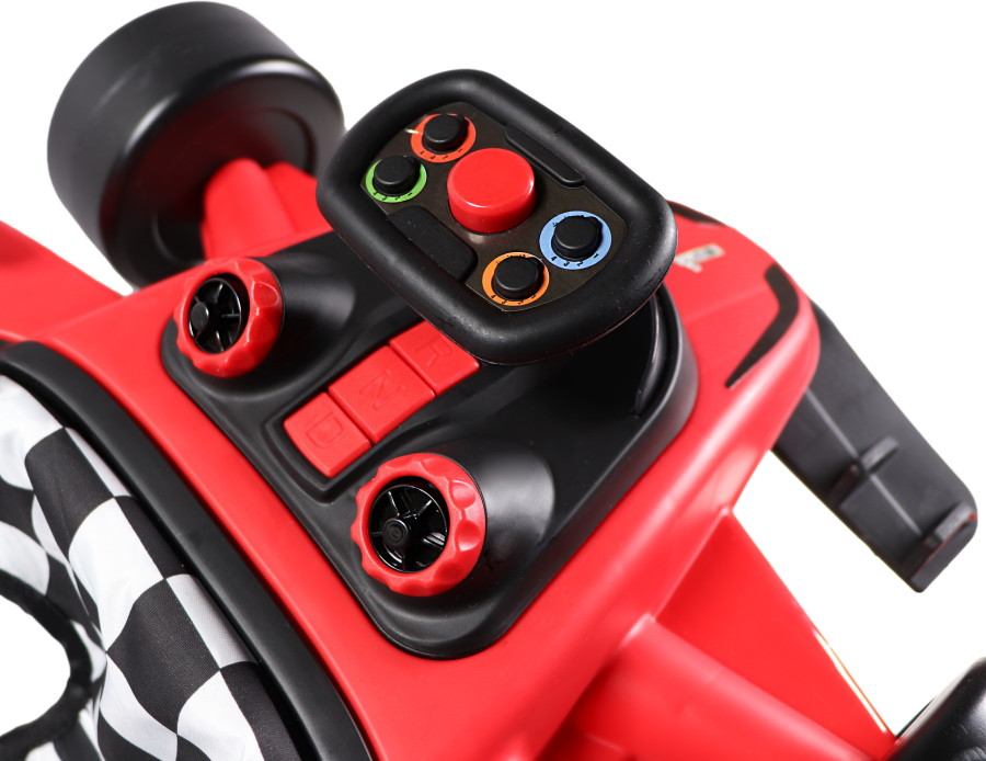 Tryco F1 Racer Red 2-in-1 Loopstoel en Loopwagen