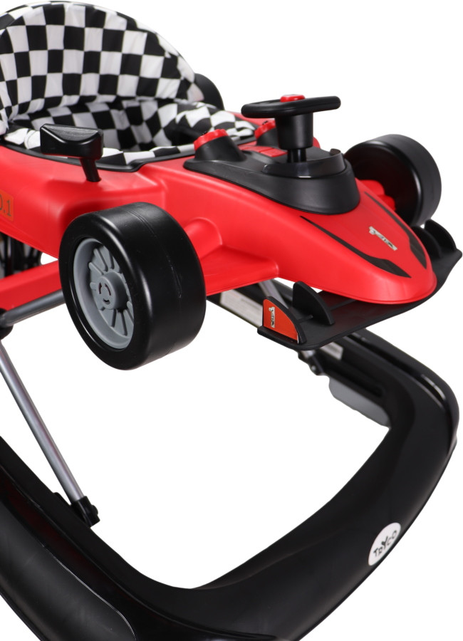 Tryco F1 Racer Red 2-in-1 Loopstoel en Loopwagen