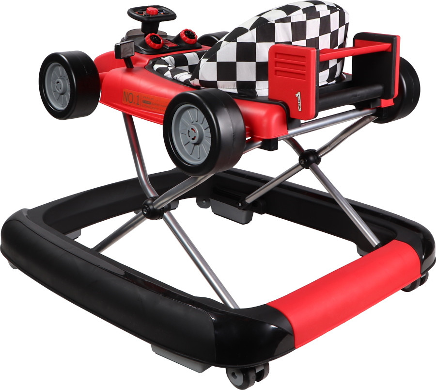 Tryco F1 Racer Red 2-in-1 Loopstoel en Loopwagen