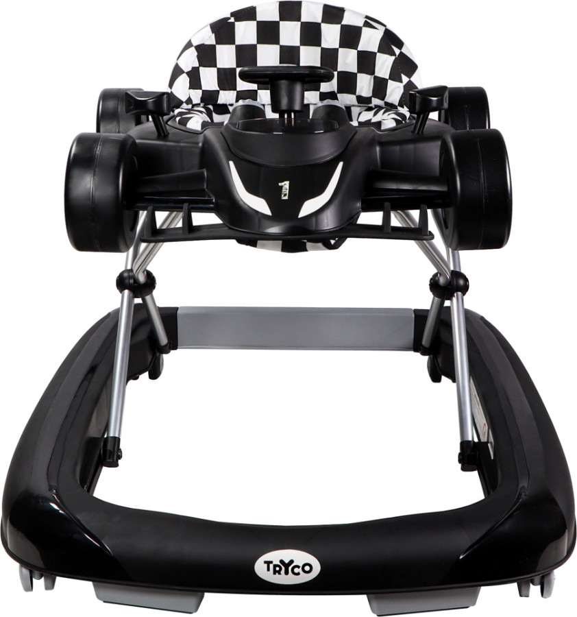 Tryco F1 Racer Black 2-in-1 Loopstoel en Loopwagen