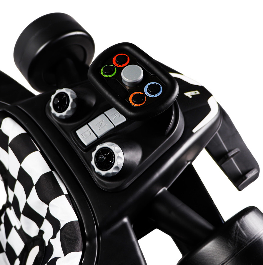 Tryco F1 Racer Black 2-in-1 Loopstoel en Loopwagen