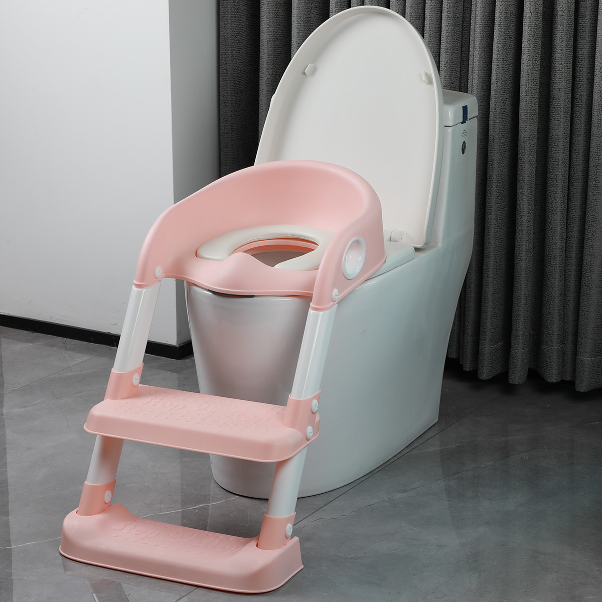 Tryco Pink Toilettrainer met Trapje