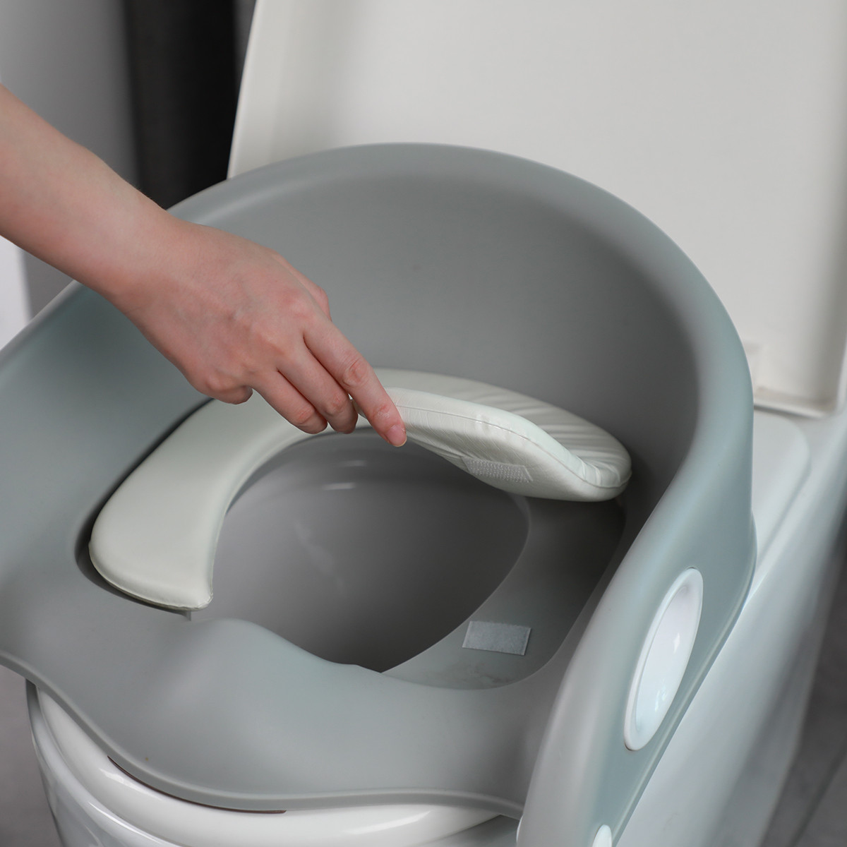 Tryco Grey Toilettrainer met Trapje
