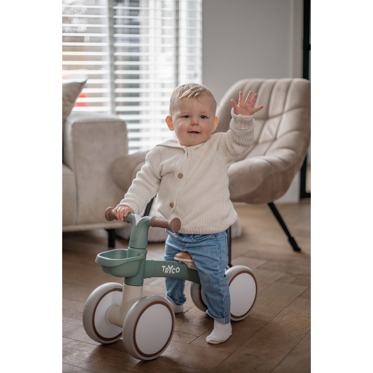 Tryco Luna Stonegreen Loopfiets