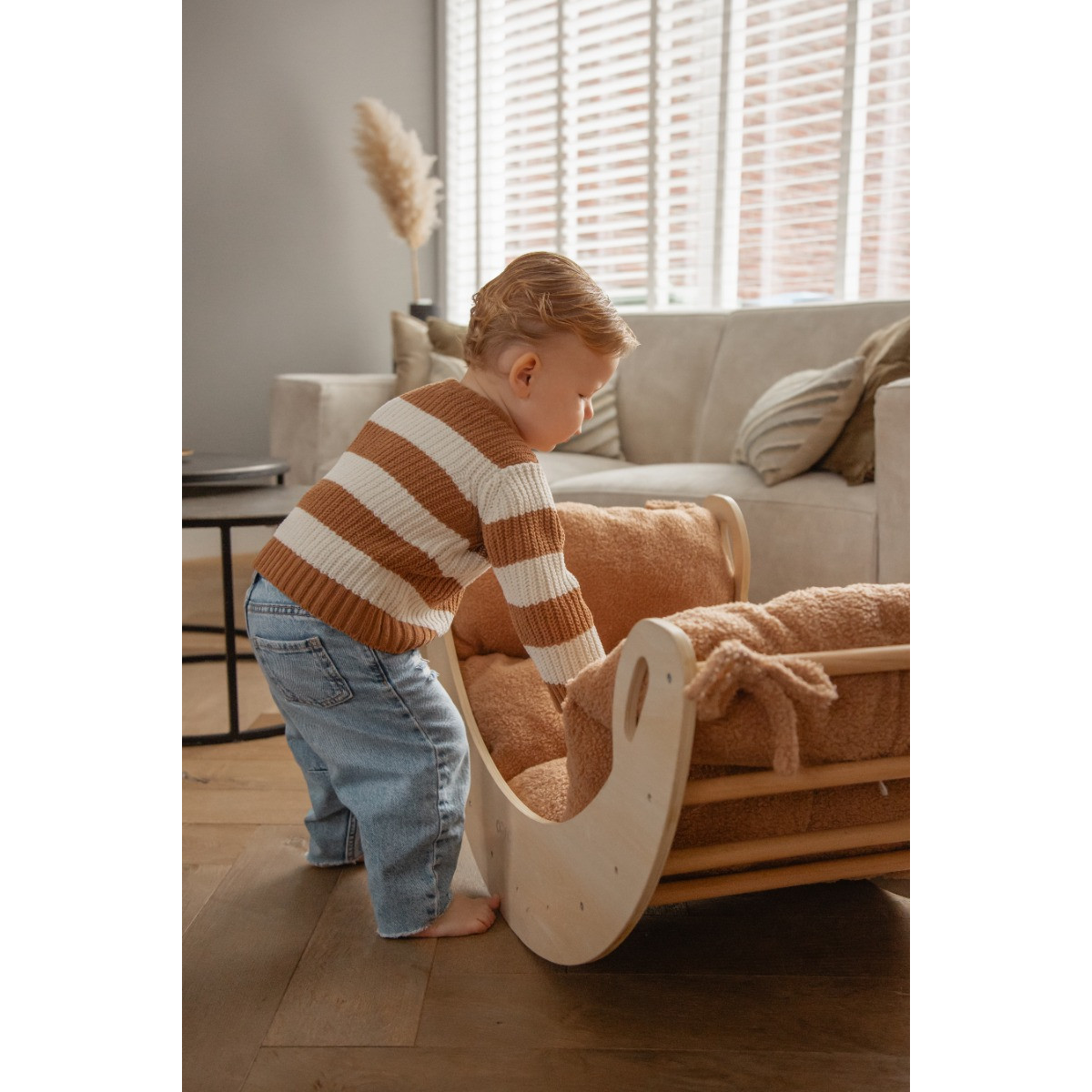 Tryco Bouclé Nougat Matras voor Klimboog