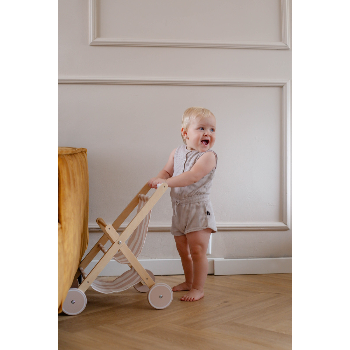 Tryco Houten Poppenwagen