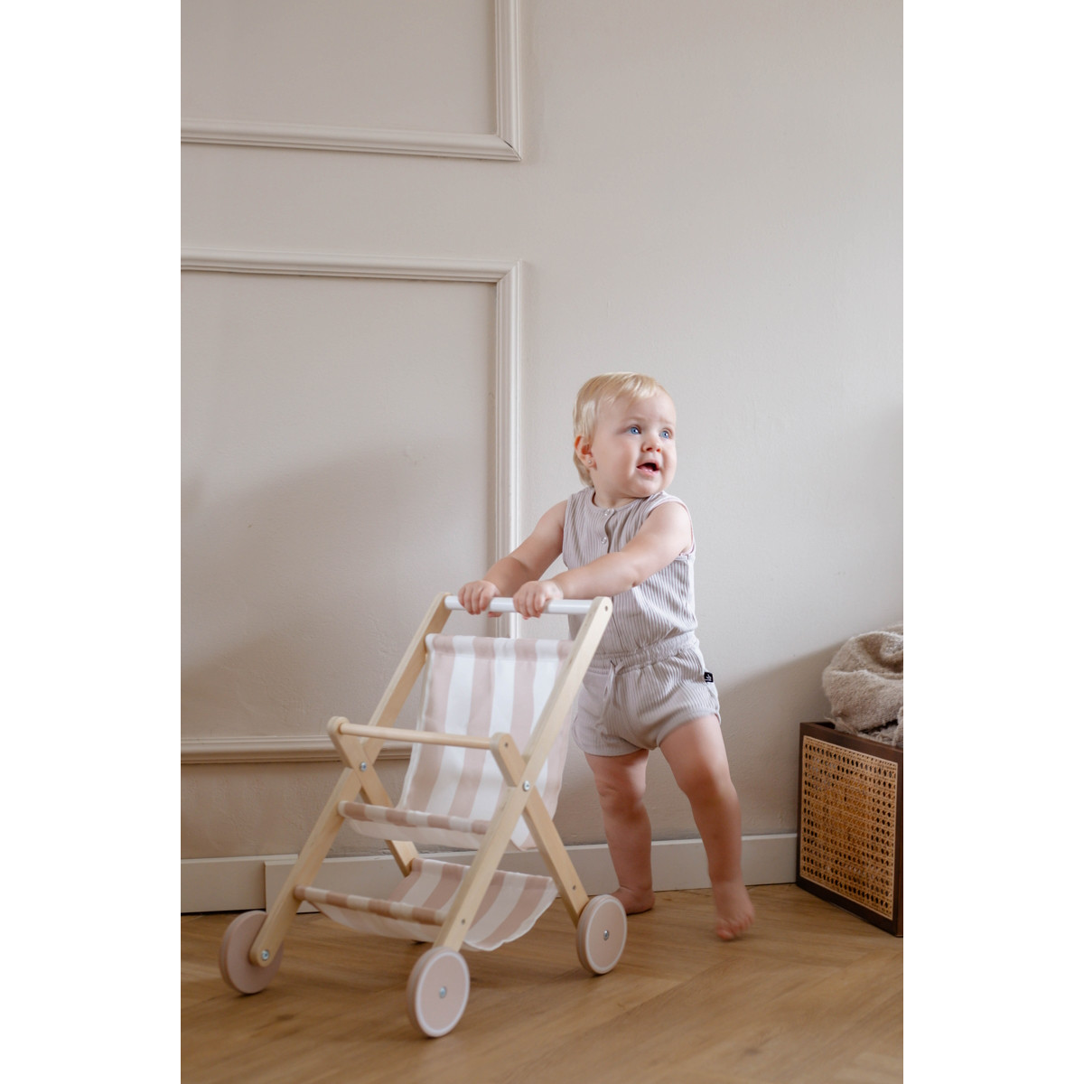 Tryco Houten Poppenwagen