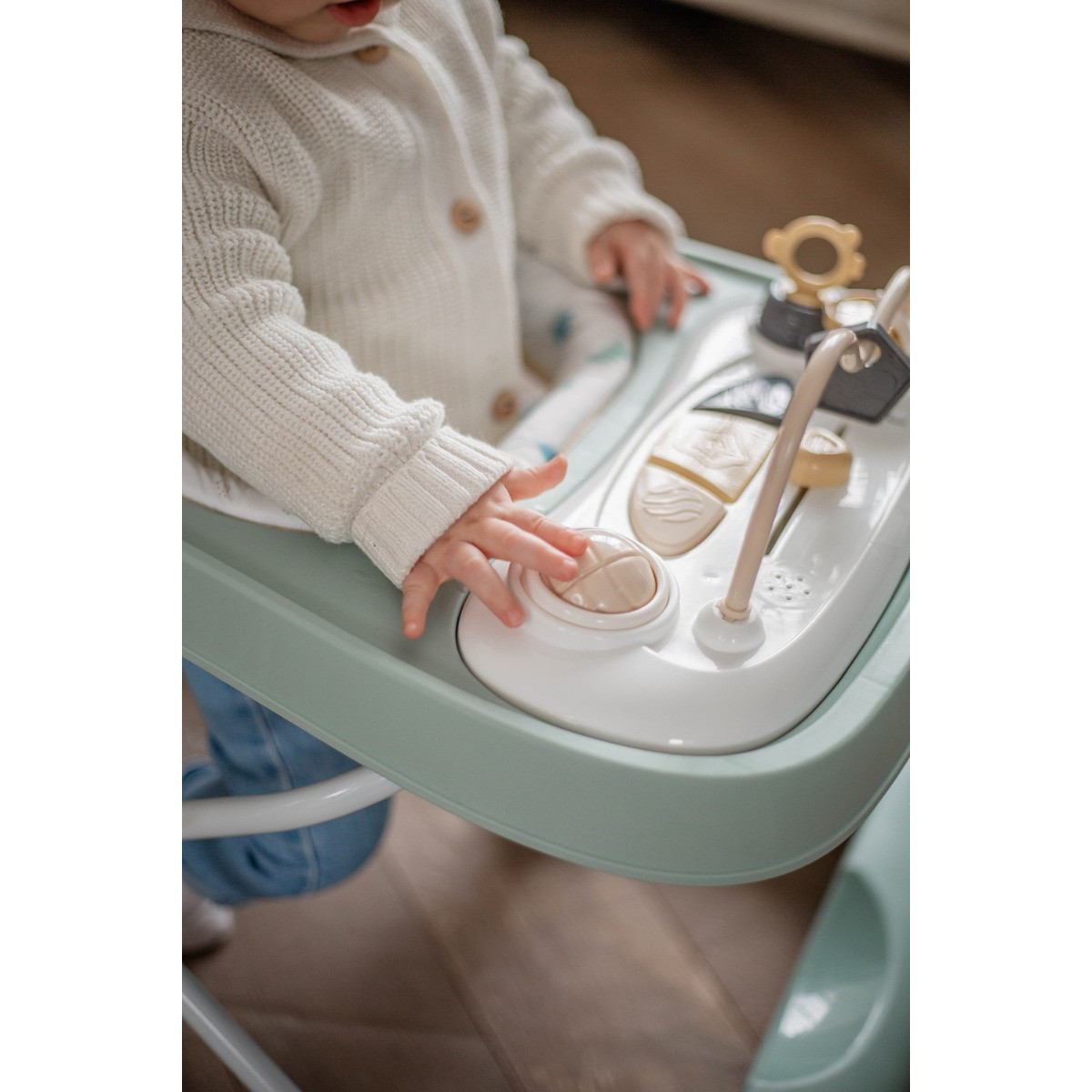 Tryco Baby Walker Dinosaurus Stonegreen Loopstoel