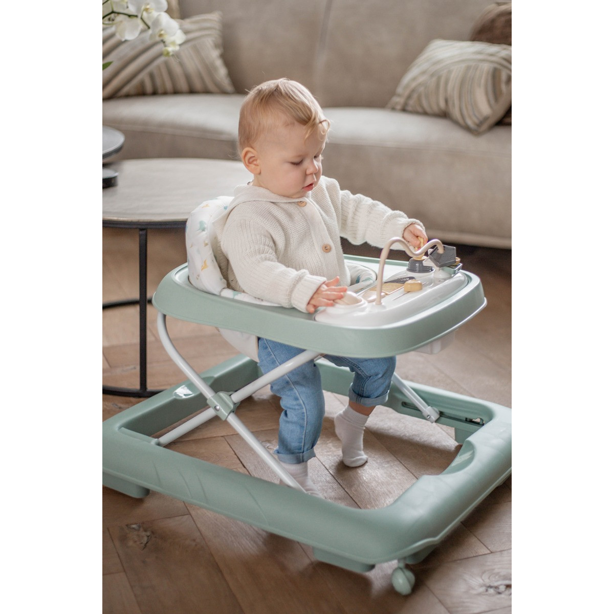 Tryco Baby Walker Zebra Beige Loopstoel