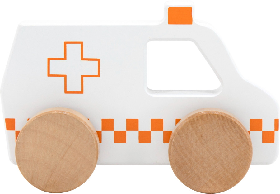 Tryco Houten Ambulance Speelgoed Auto