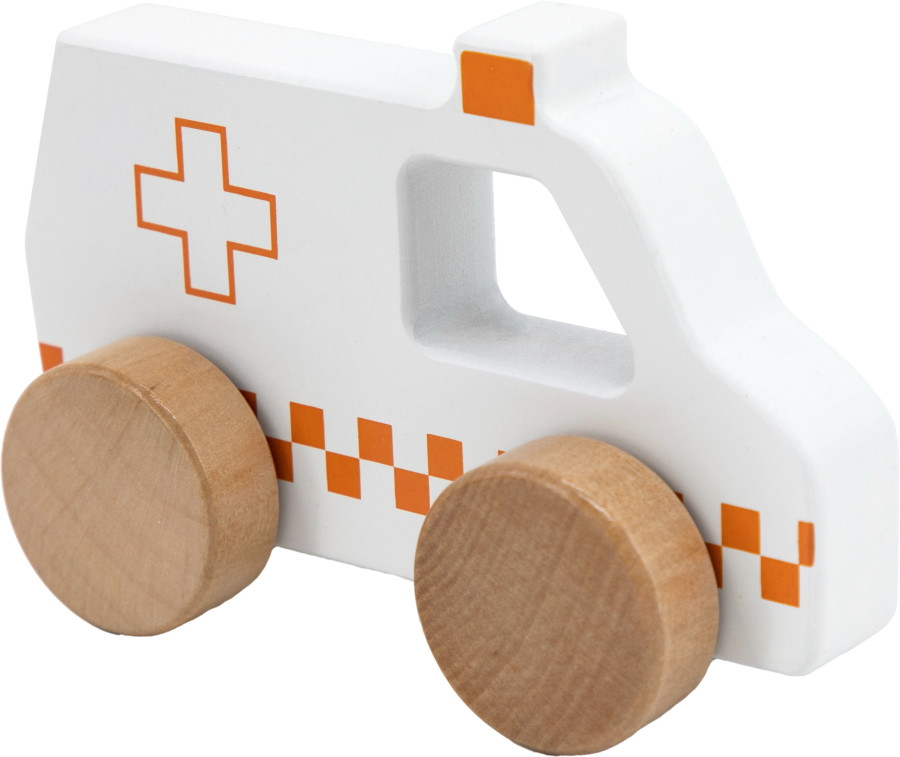 Tryco Houten Ambulance Speelgoed Auto