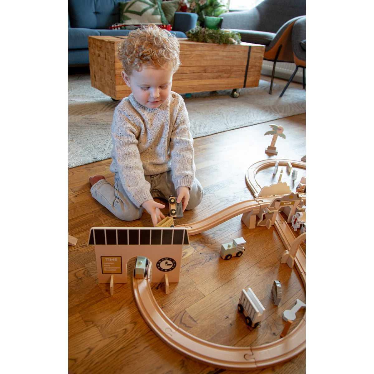 Tryco Houten Treinbaanset - Basis