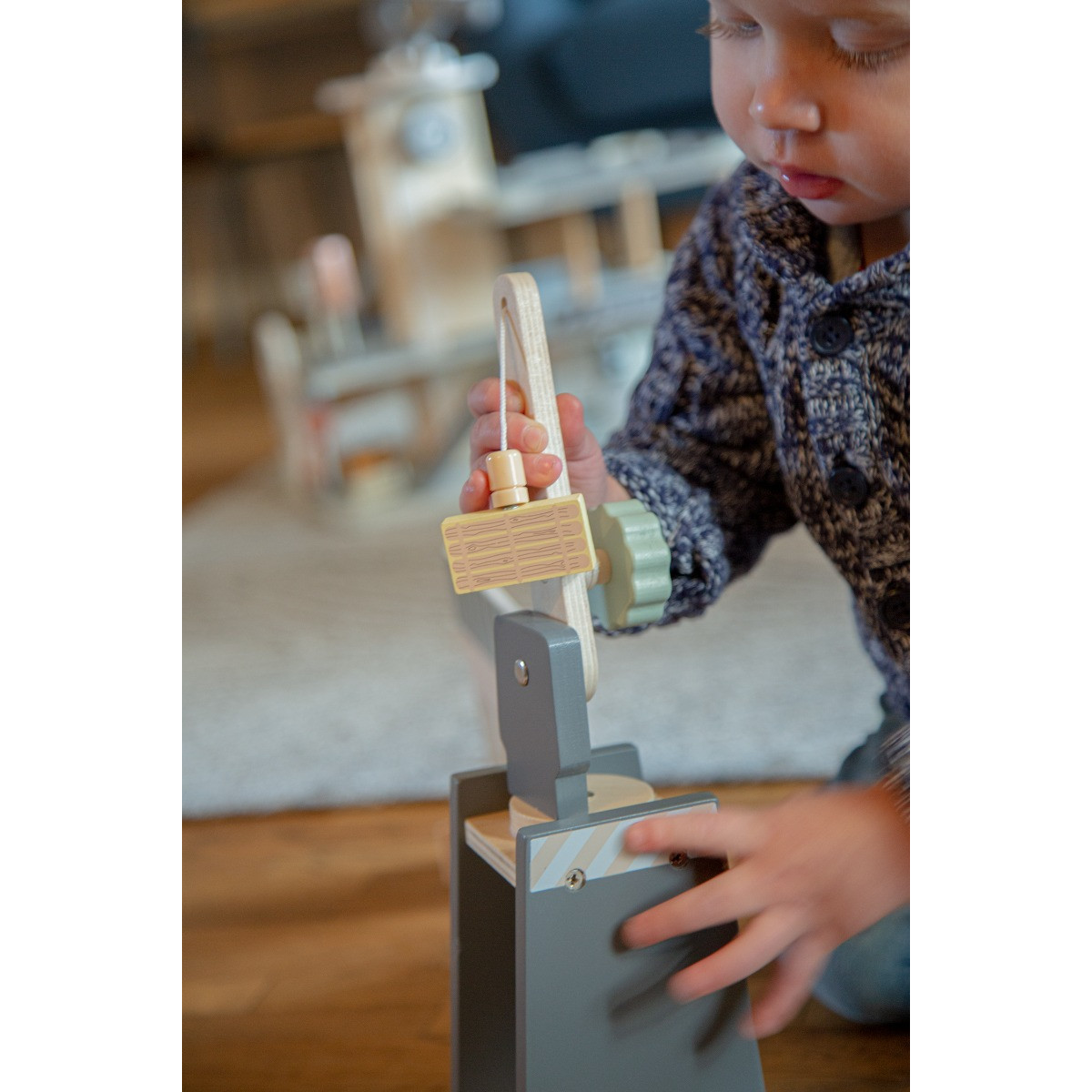 Tryco Houten Treinbaanset - Uitbreidingsset Bouwplaats