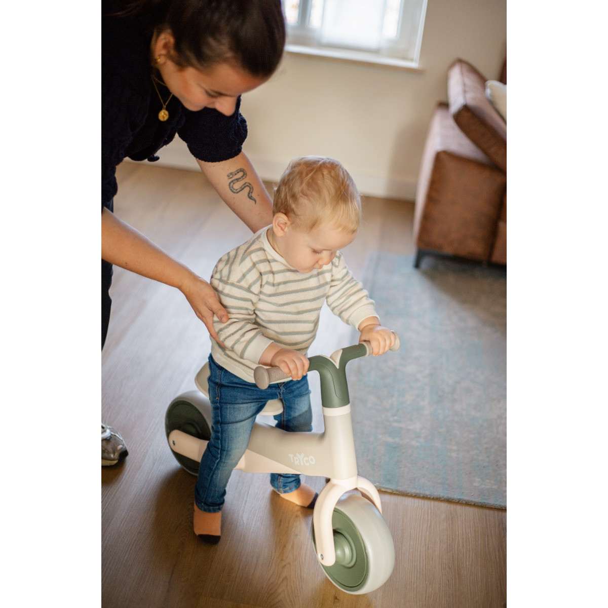 Tryco Bobbie Green Loopfiets