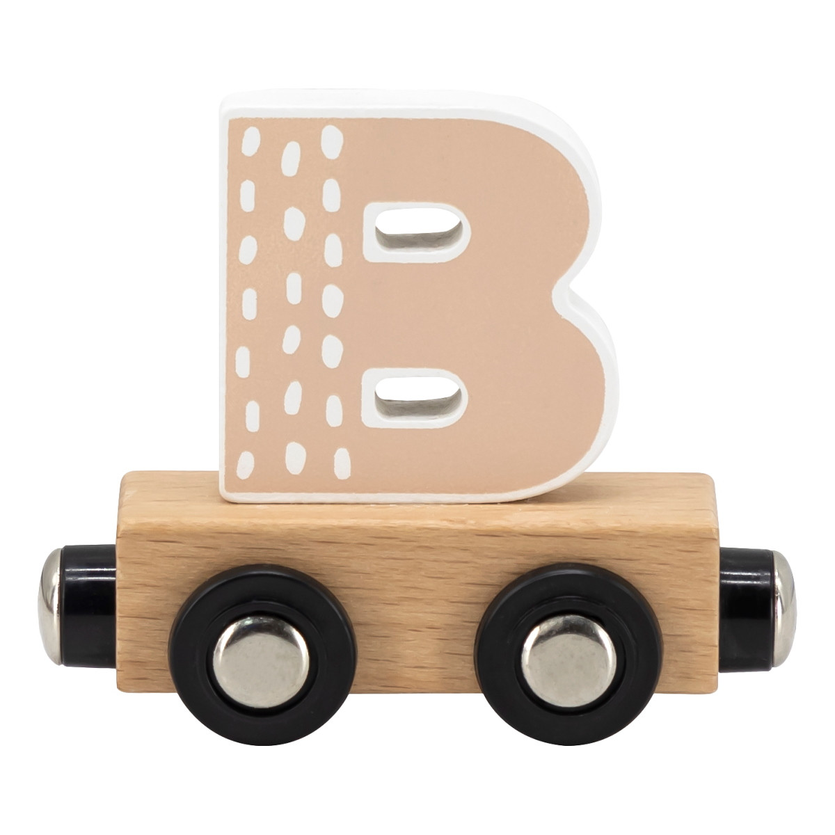 Tryco Houten Gekleurde Lettertrein - Letter B