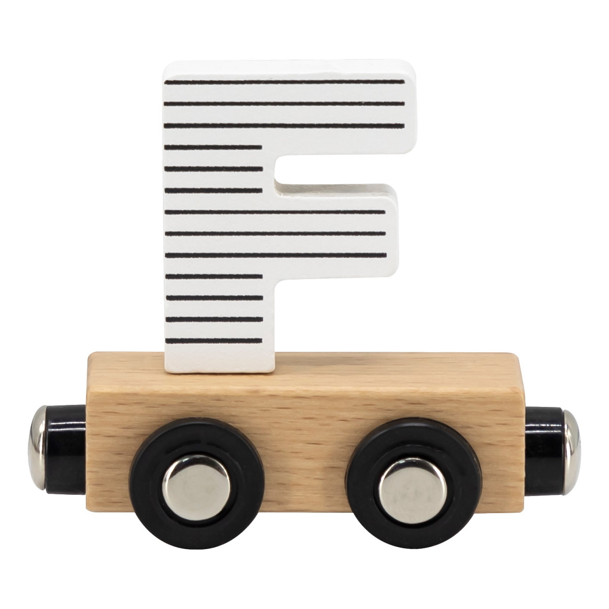 Tryco Houten Gekleurde Lettertrein - Letter F