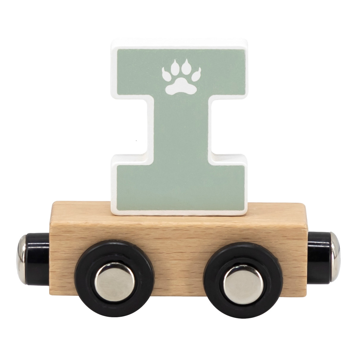 Tryco Houten Gekleurde Lettertrein - Letter I