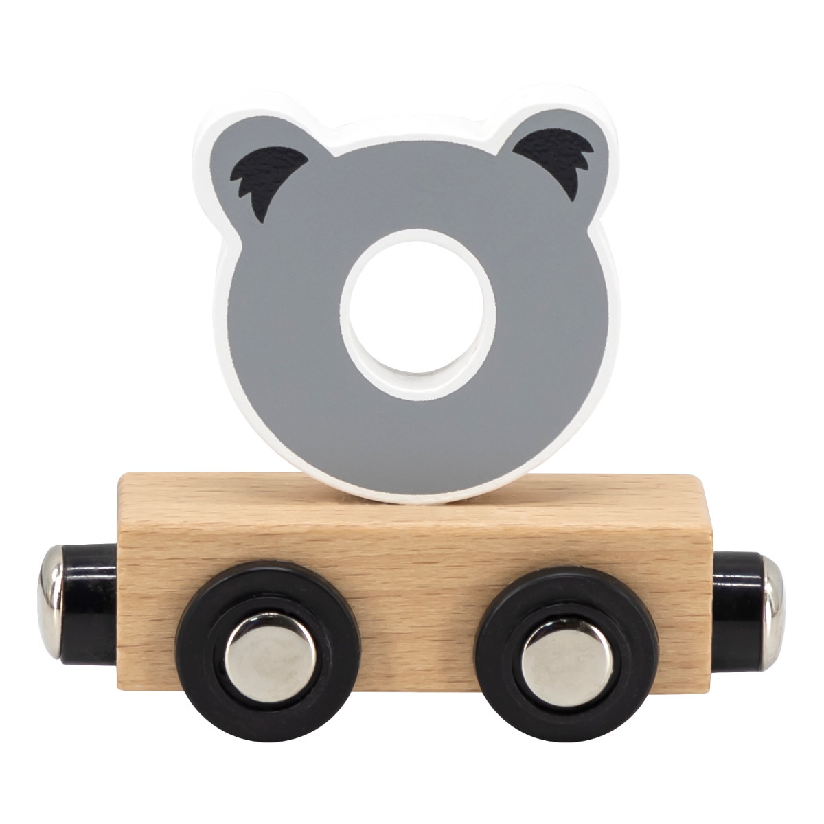 Tryco Houten Gekleurde Lettertrein - Letter O