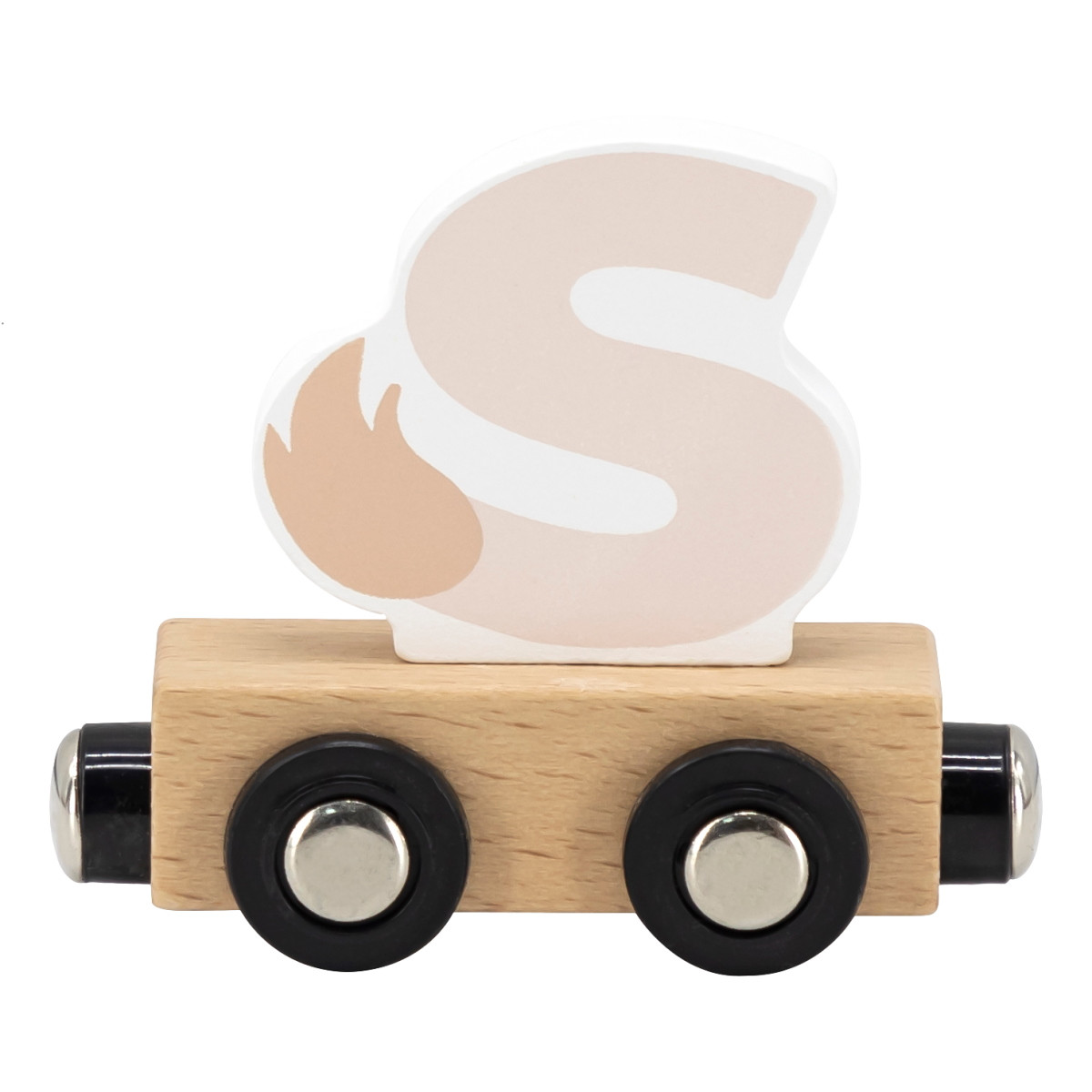 Tryco Houten Gekleurde Lettertrein - Letter S